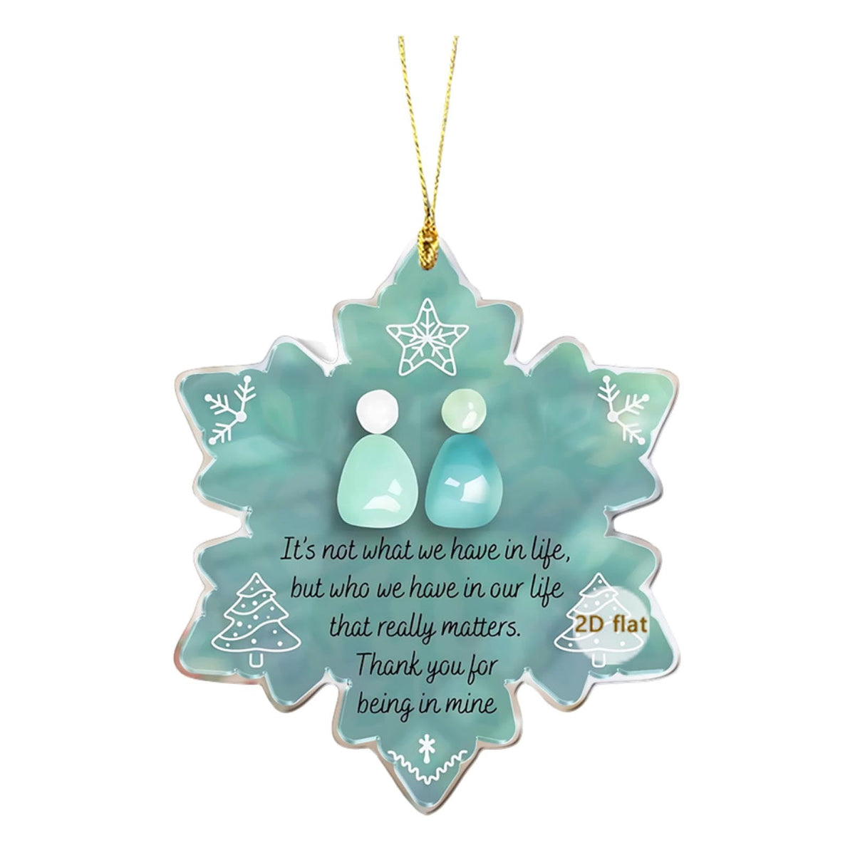 Lunxisen 1 Pcs Sea Glass Nativity: Jesus’ Birth Christmas Ornament,Coastal Inspired Sea Glass Nativity Ornament,Handmade Nativity Scene, with Shells and Starfish