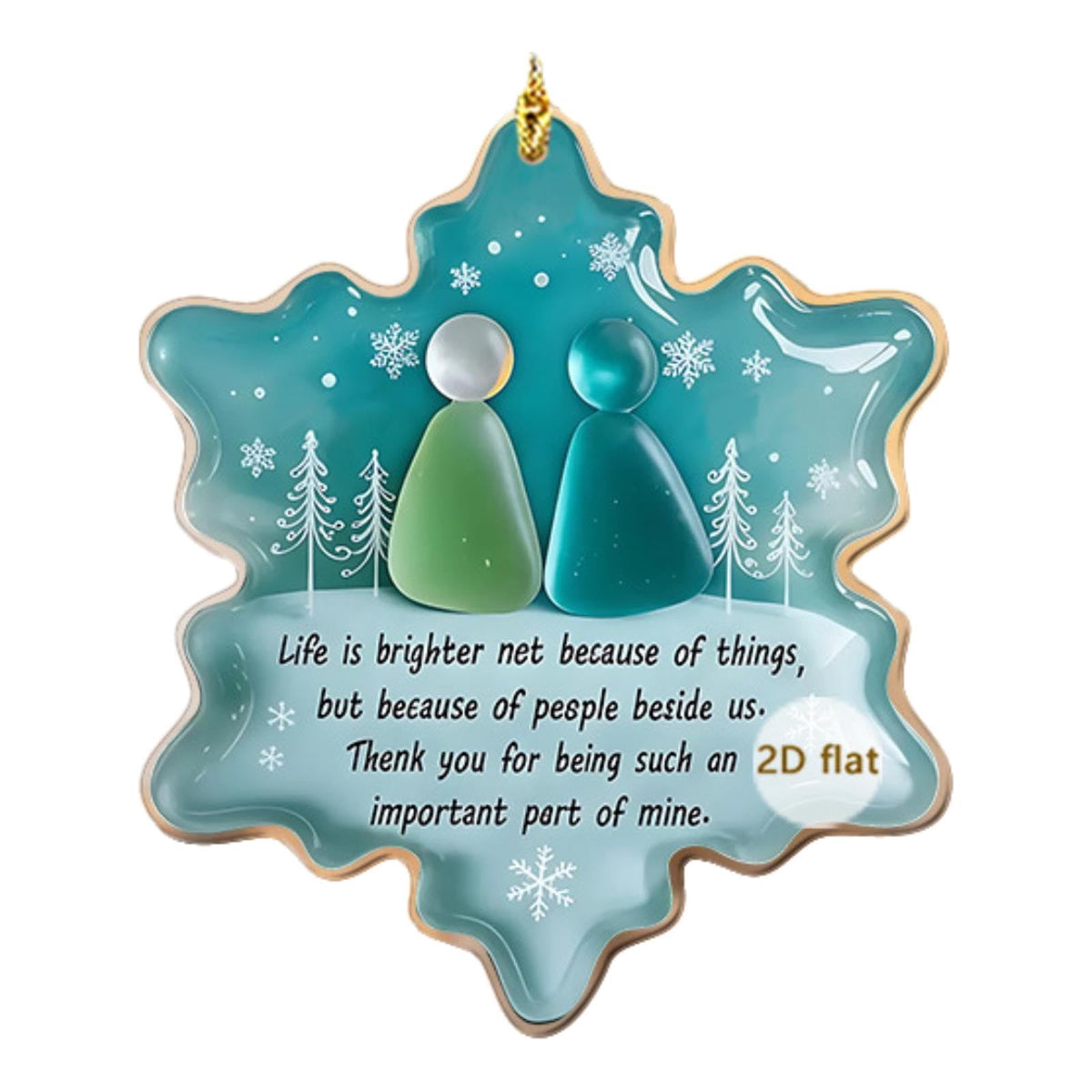 Lunxisen 1 Pcs Sea Glass Nativity: Jesus’ Birth Christmas Ornament,Coastal Inspired Sea Glass Nativity Ornament,Handmade Nativity Scene, with Shells and Starfish