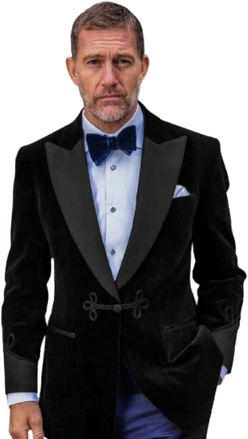 Men's Velvet Smoking Jackets One Button Christmas Party Wear Smoking Jackets Coat&nbsp;