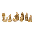 Mini Nativity Scene Set, 10 Pcs Christmas Nativity Figurines Mini Resin Ornament Decorative Religious Figurines for Xmas Home Desk Table Decor