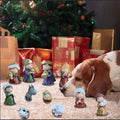 Nativity Set For Kids, 11Pcs Resin Mini Nativity Scene Set, Educational Nativity Scene Christians Toys For Christmas Decor Gifts Nativity Scene, Ornament Miniature Resin Crafts