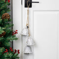 Northlight Fluted Bell Trio Christmas Decorations - 20" - White - Set of 2