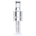 Nutcracker Acrylic Christmas Decoration, Clear, 15-inch