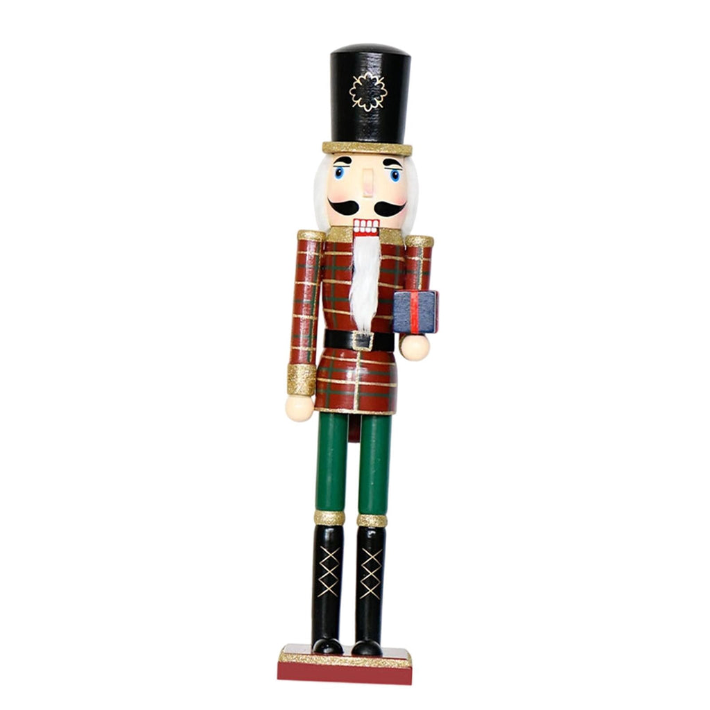 Nutcracker Ornaments Christmas Figure Puppet Toy Hand Painted Wood Material for Festive Home Decoration