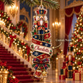 Personalized Christmas Ornament Nutcracker Royal Ribbon Gift