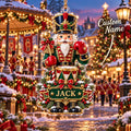 Personalized Christmas Ornament Nutcracker Toy Soldier Tree Hanging