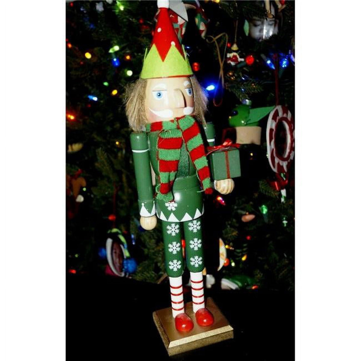 Queens of Christmas WL-ELF-TOY-NTCRCKR Elf Nutcracker Toy