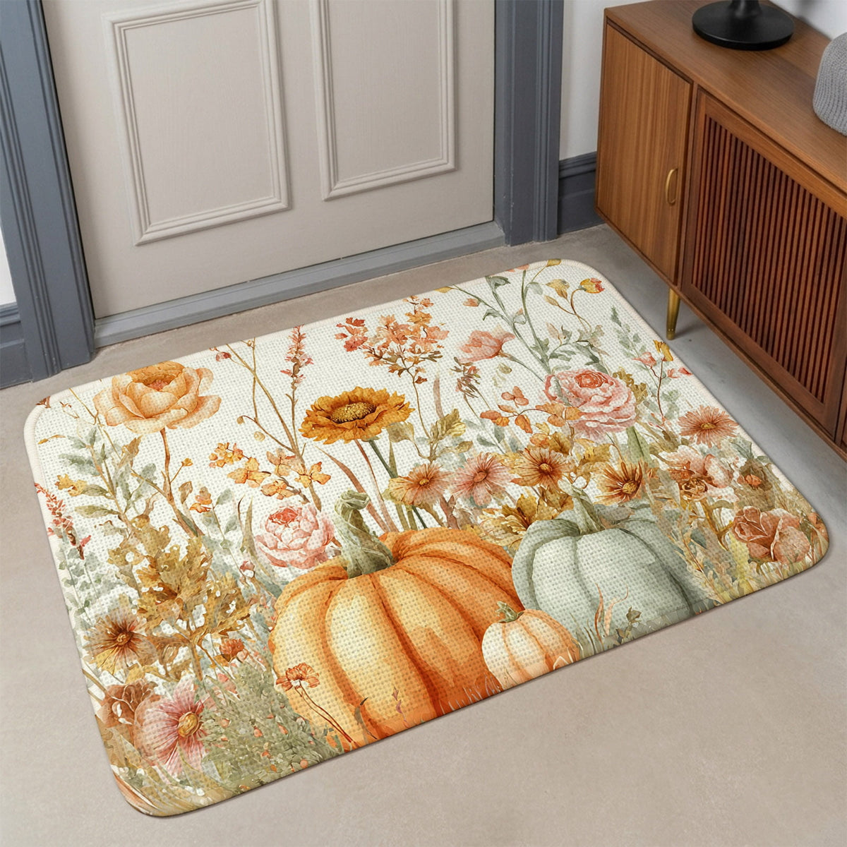 Hallway Runner Rug 31.5"x78.7",Christmas Gnomes Absorbent Non Slip Indoor Outdoor Carpet,Red Joy Pine Branches Cardinal Birds Low Profile Runner Rugs for Corridor Kitchen Laundry Room Entryway