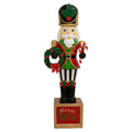 Sunnydaze Green Resin Karl the Christmas Nutcracker Statue, 48"