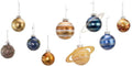 Kurt Adler 50-70MM Noble Gems Planet Solar System 9-Piece Set