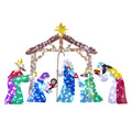 UBesGoo 5ft Light-Up Nativity Scene Decoration