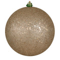 Vickerman 6" Oat Sequin Ball Ornament, 4 per Bag
