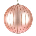 Vickerman 6" Rose Gold Matte Glitter Ball Christmas Ornament, 2 pieces per bag