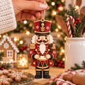 Wooden Ornament Christmas Nutcracker Drummer