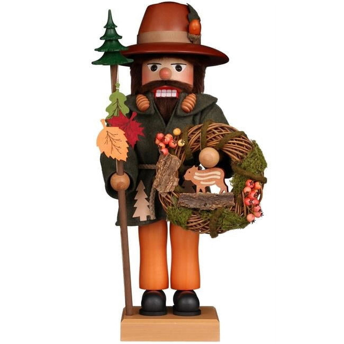 Woodsman with Wreath Christmas Nutcracker