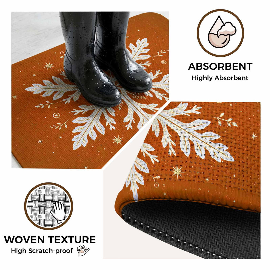 Red Truck Christmas Washable Area Rugs for Living Room Bedroom, Large Non Slip Indoor Floor Carpet Absorbent Xmas Tree Gnomes Navy Blue Snowflake Door Mat Rugs for Bathroom Entryway 63"x90.6"