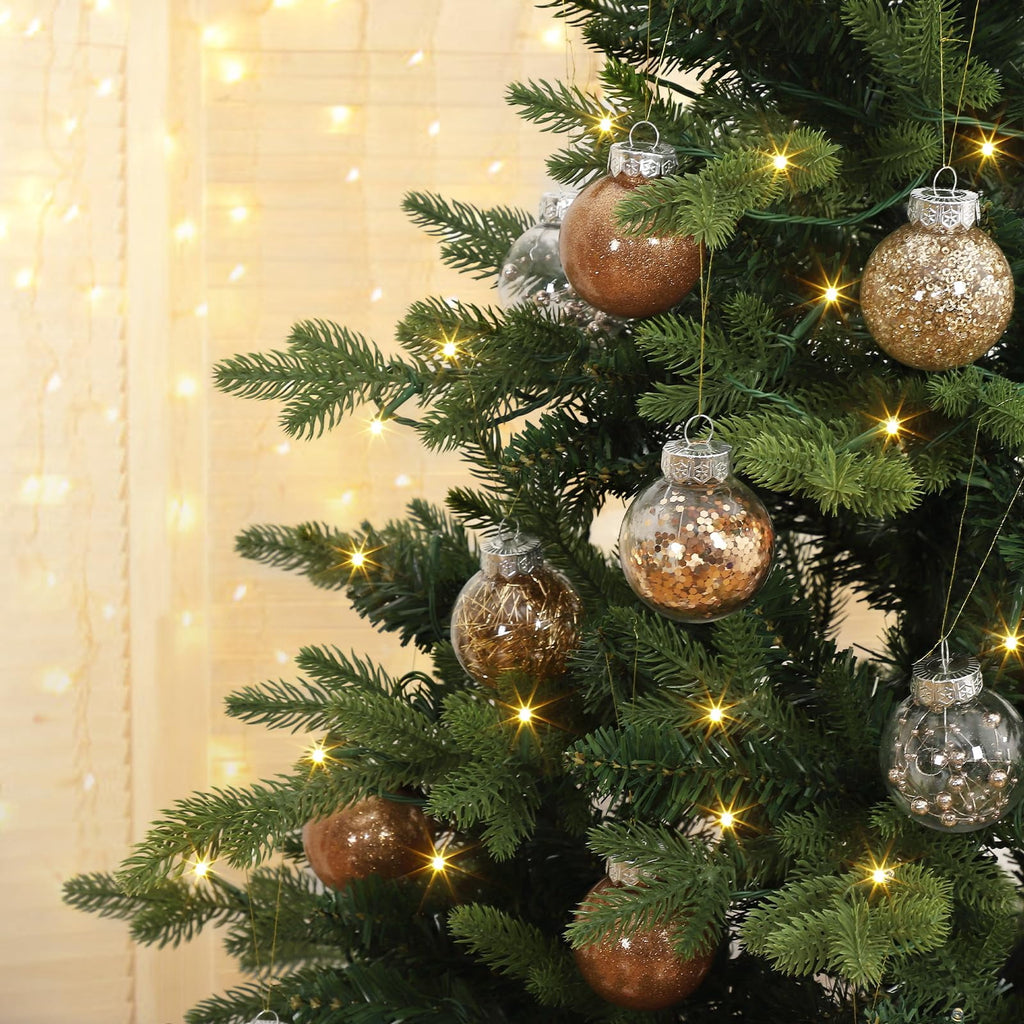30PCS Christmas Ball Ornaments Set for Xmas Tree, Shatterproof Plastic Hanging Holiday Balls for Festive Christmas Party