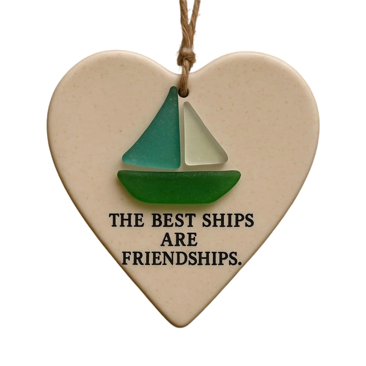 Lunxisen 1 Pcs Sea Glass Nativity: Jesus’ Birth Christmas Ornament,Coastal Inspired Sea Glass Nativity Ornament,Handmade Nativity Scene, with Shells and Starfish