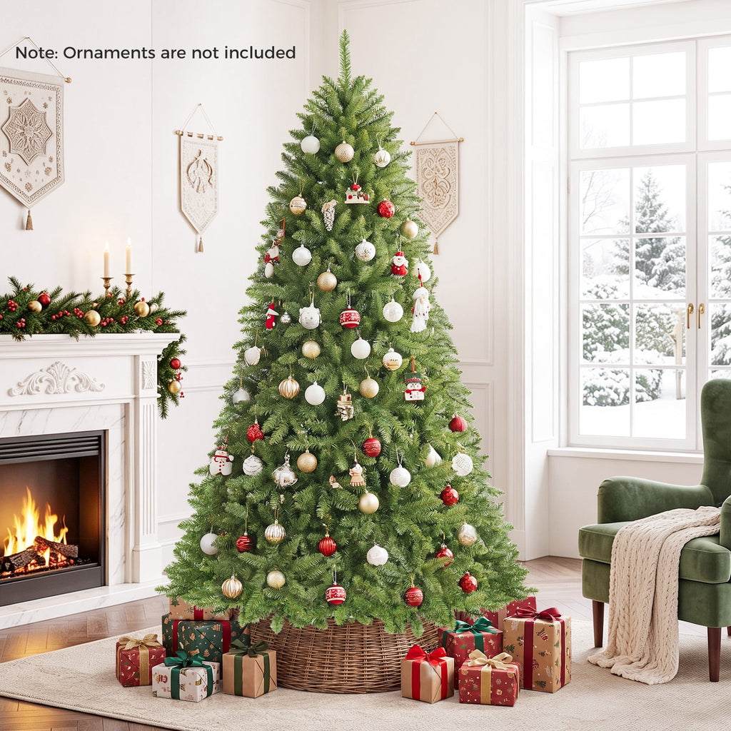Costway 4 ft Artificial Christmas Tree with 559 Lush PVC Branch Tips & Folding Metal Stand