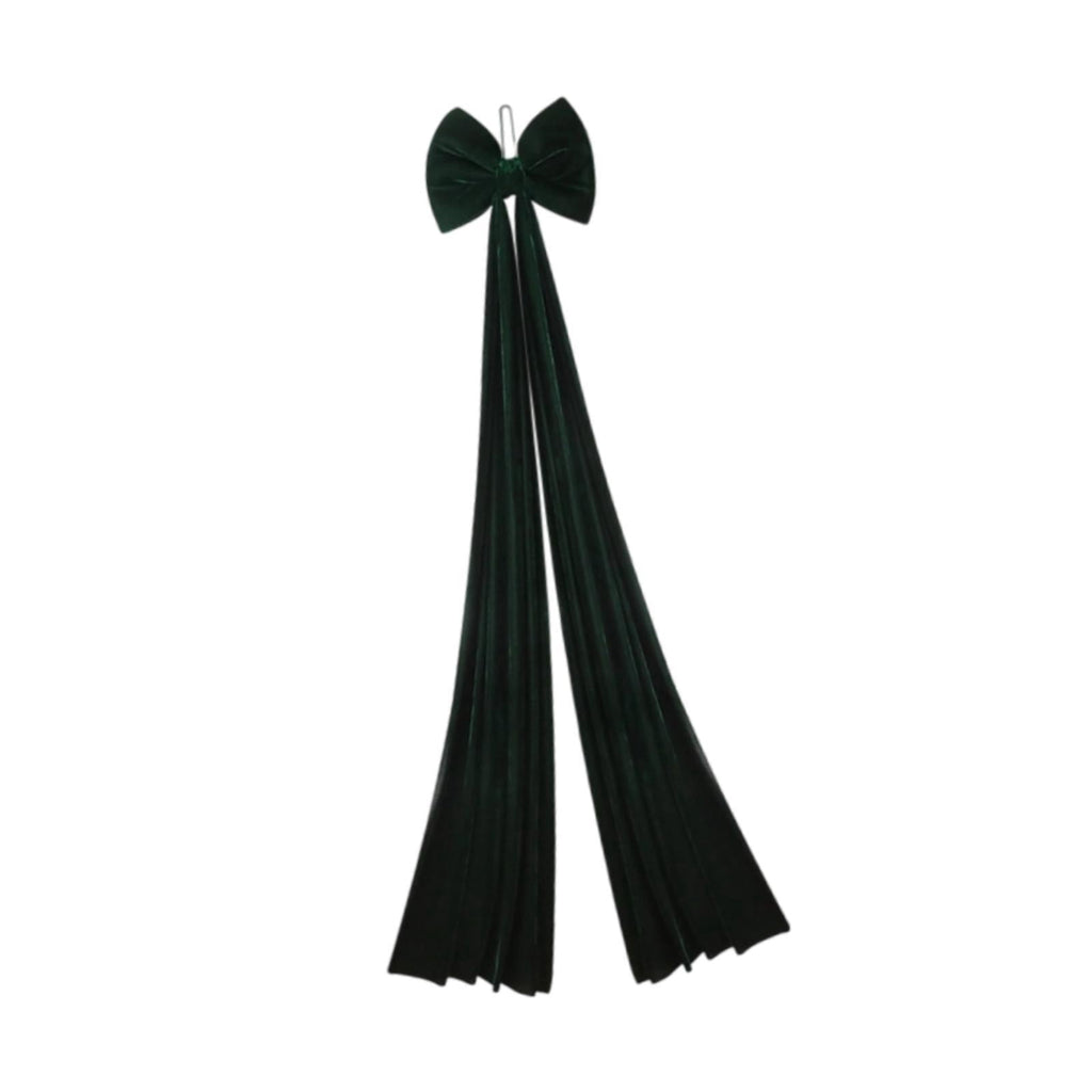 LeeQinersw Large Christmas Bow Christmas Tree Topper Bow Front Door Party Farmhouse Holiday Green