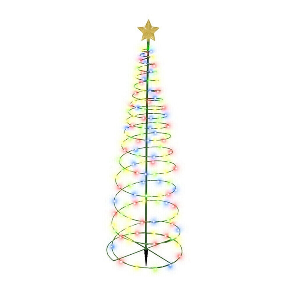 EROCK Christmas Tree Lights Solar 70 LED Lighted Tree Spiral Garden Pathway Decoration