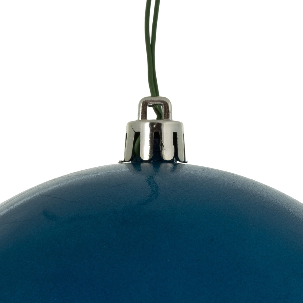 Vickerman 4.75" Coral Candy Ball Ornament, 4 per Bag