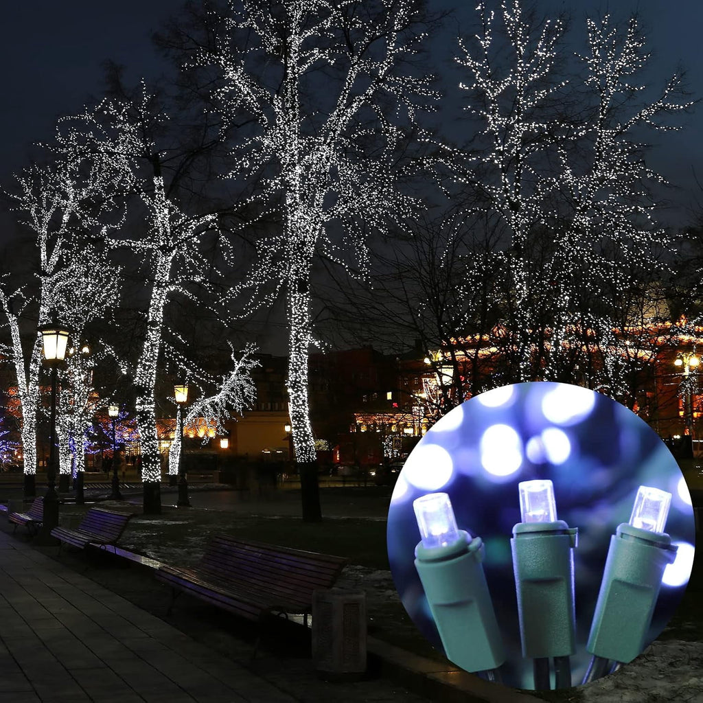 LAMPHOME 100 Multicolor-Christmas Lights - 21.6FT LED String Lights, Mini led Lights for Indoor Outdoor Home Holiday Party Wedding Independence Day Decoration