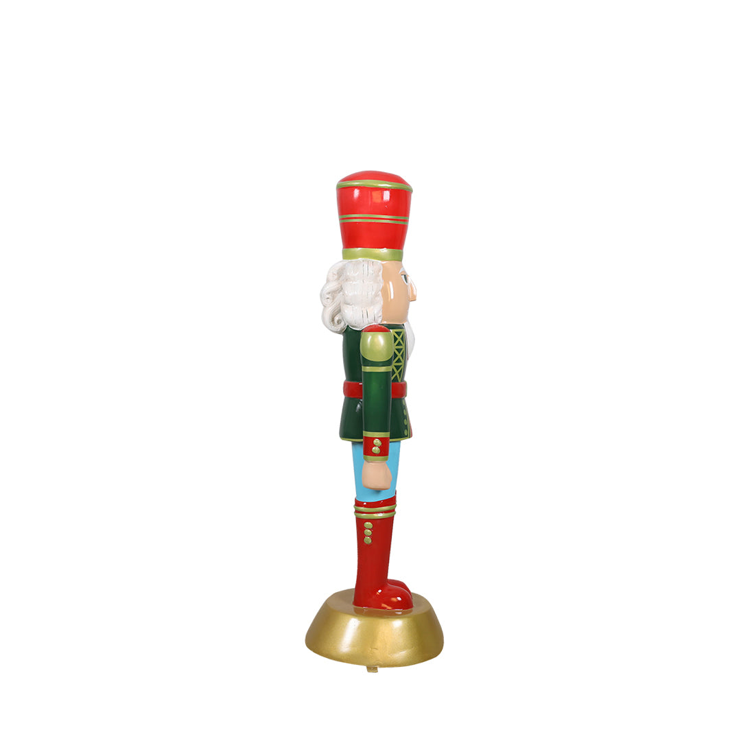 American Christmas Nutcracker 4Ft - White/Green