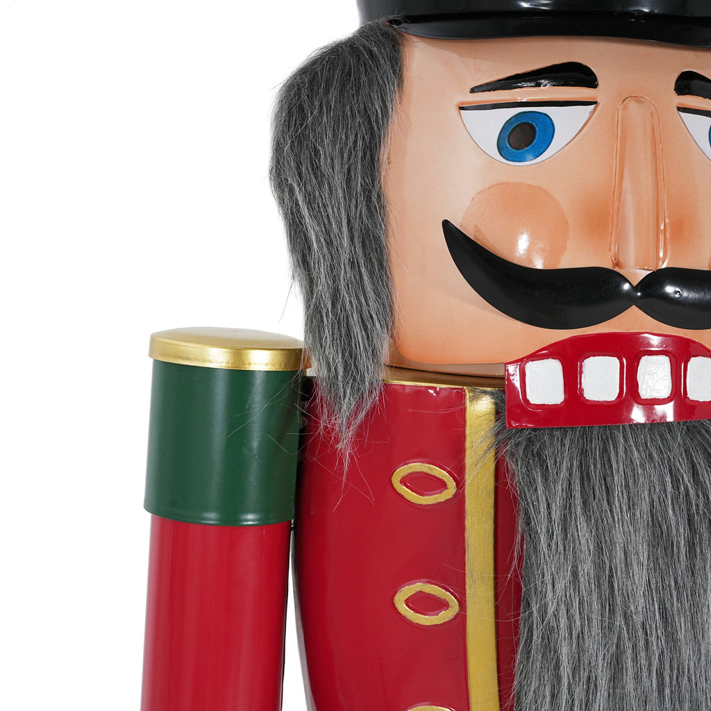 Christopher Knight Home 64" Iron King Nutcracker Soldier with Scepter, Ornament Christmas Decoration