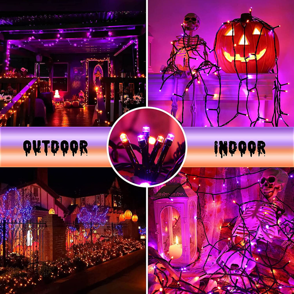 Christmas Lights Multicolor, Toodour 82ft 200 LED Christmas String Lights with 8 Modes, Timer, Connectable Plug in Christmas Outdoor Indoor Lights for Home, Garden, Party, Christmas Tree Decor