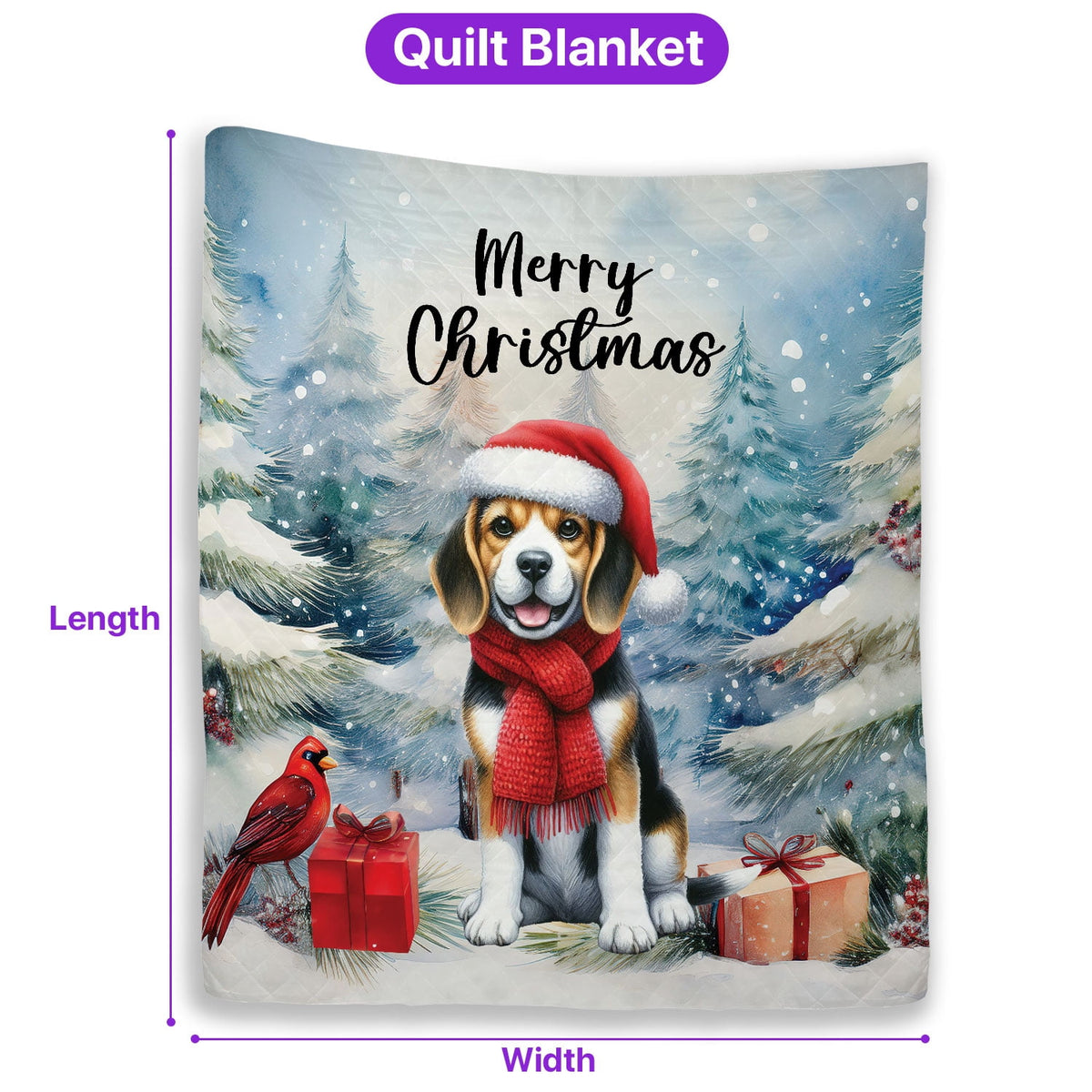 Merry Christmas French Bulldog Enjoys Woofmas Winter Xmas Holiday Quilt Bedding Set Dog Lover Gifts 1 Blanket Bed Cover 2 Pillowcases - 02022