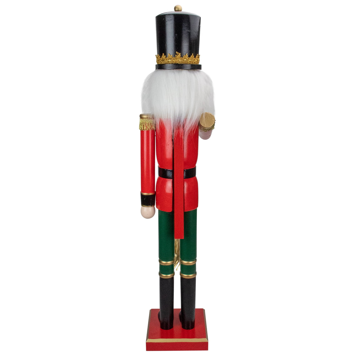 Northlight 36" Red and Green Christmas Nutcracker Soldier with Horn