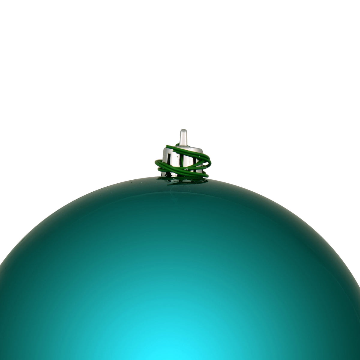 Vickerman 10" Sea Foam Candy Ball Ornament