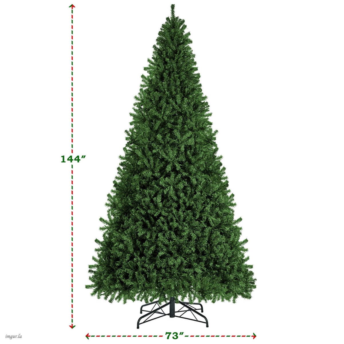 Alden Design 4FT Artificial Pre-lit Christmas Fir Tree with Foldable Stand,70 LED Warm Lights,Black