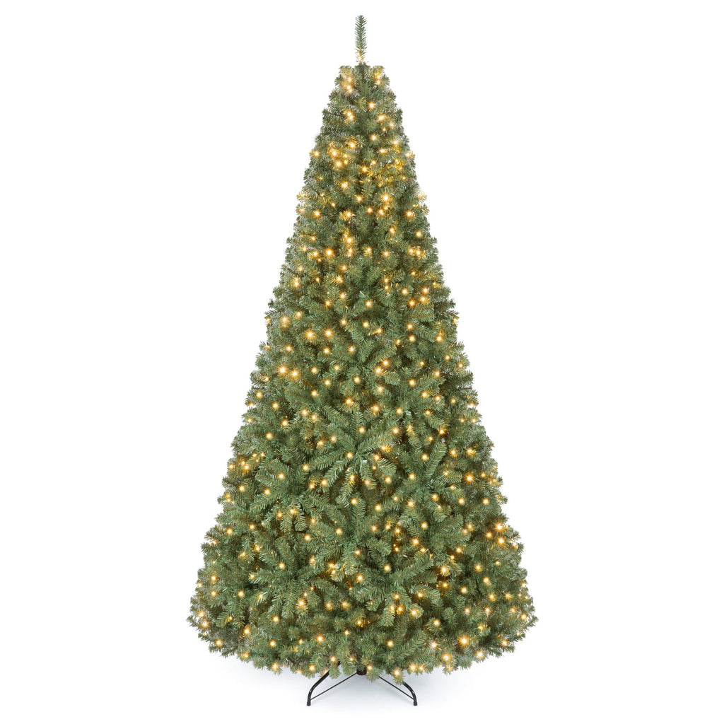 Costway 4 FT Pre-Lit Artificial Christmas Tree with 296 Dense Branch Tips, 100 LED Lights