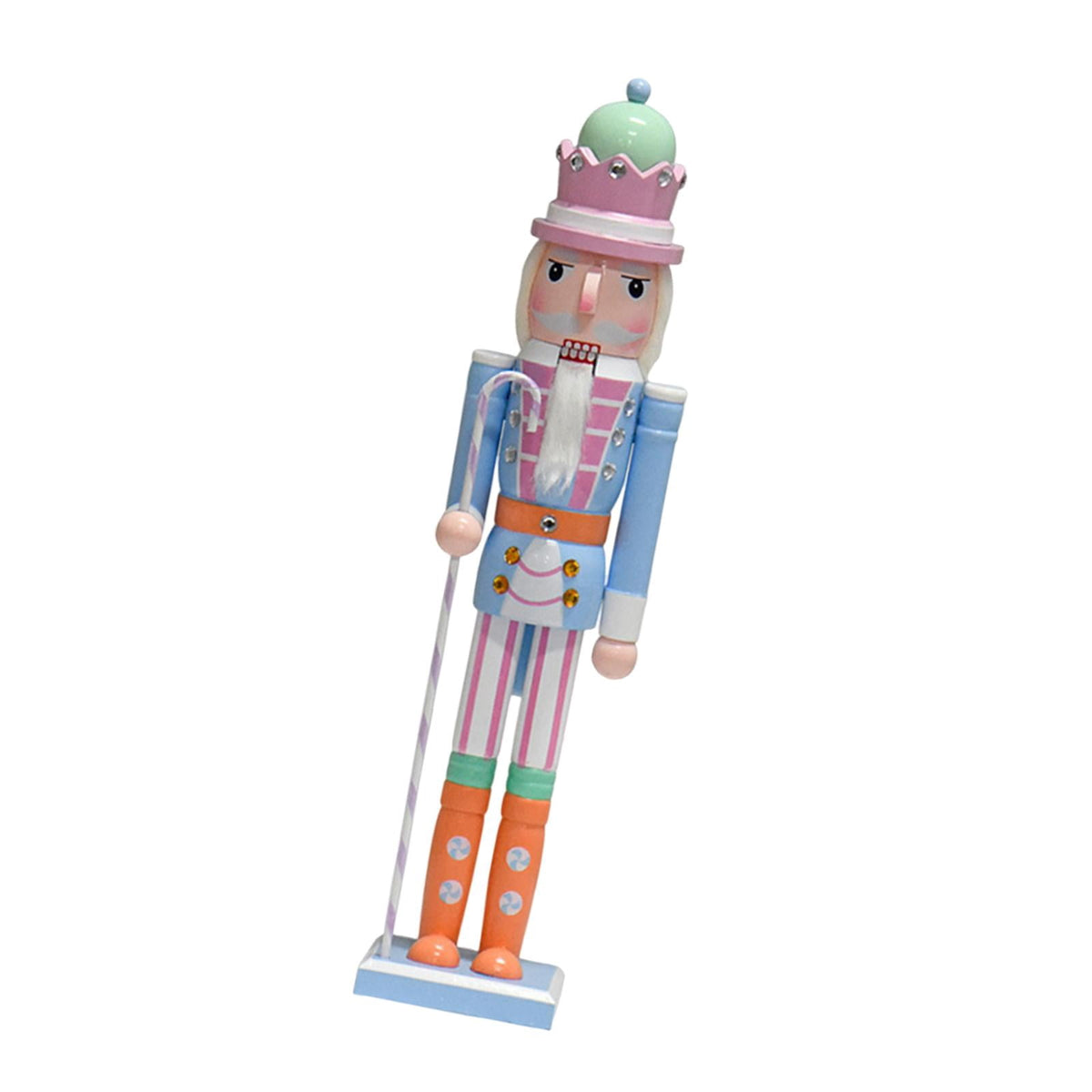 balikha Nutcracker Figurine, Wooden Decorative Object, Table Ornament, Christmas Figurine, Gift for Collectors, Living Room, Office, Bedroom, Christmas Atmosp Style A