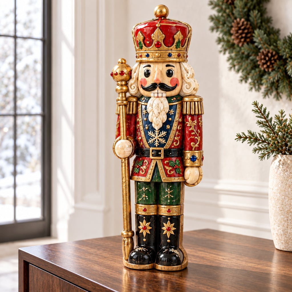 Christmas Nutcracker Wooden Figurine