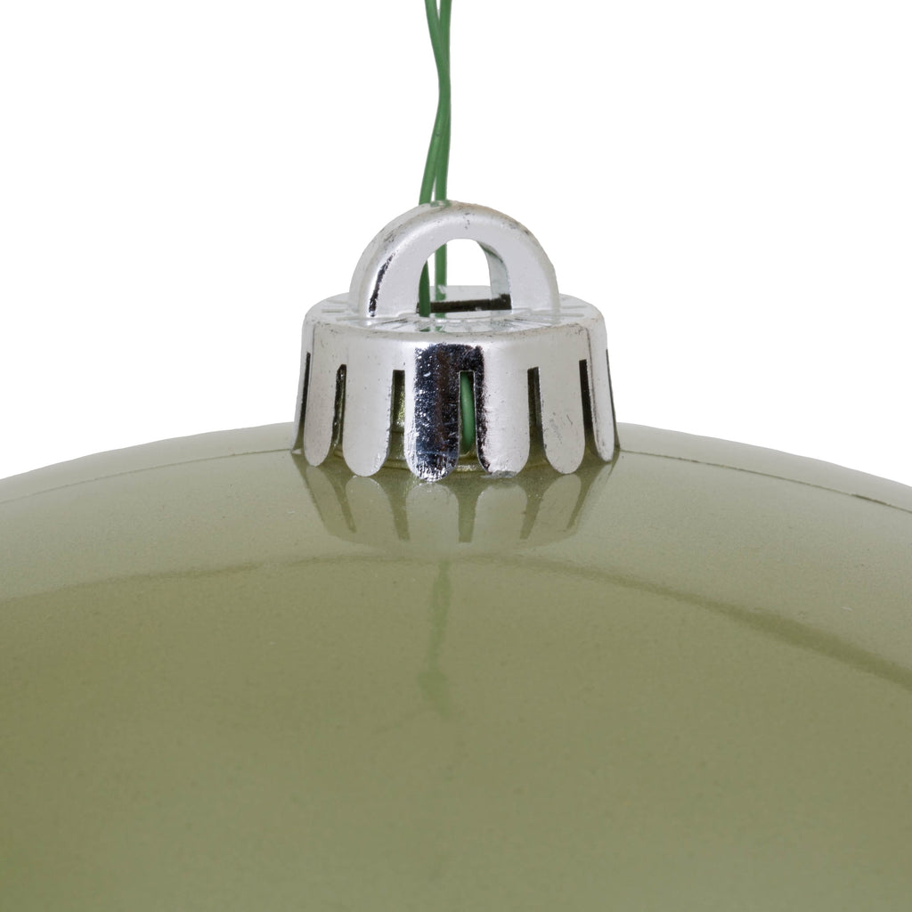 Vickerman 10" Sea Foam Candy Ball Ornament