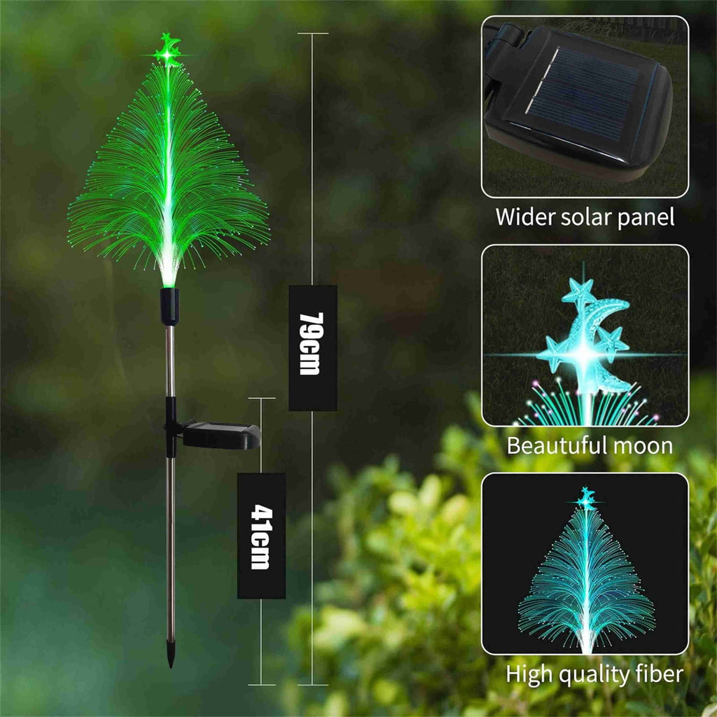 BOPORO 7 Modes Outdoor Christmas Lights, ZROBM C9 LED Solar Christmas Lights near Me, IP65 Waterproof Solar Outdoor Christmas Tree Lights for House