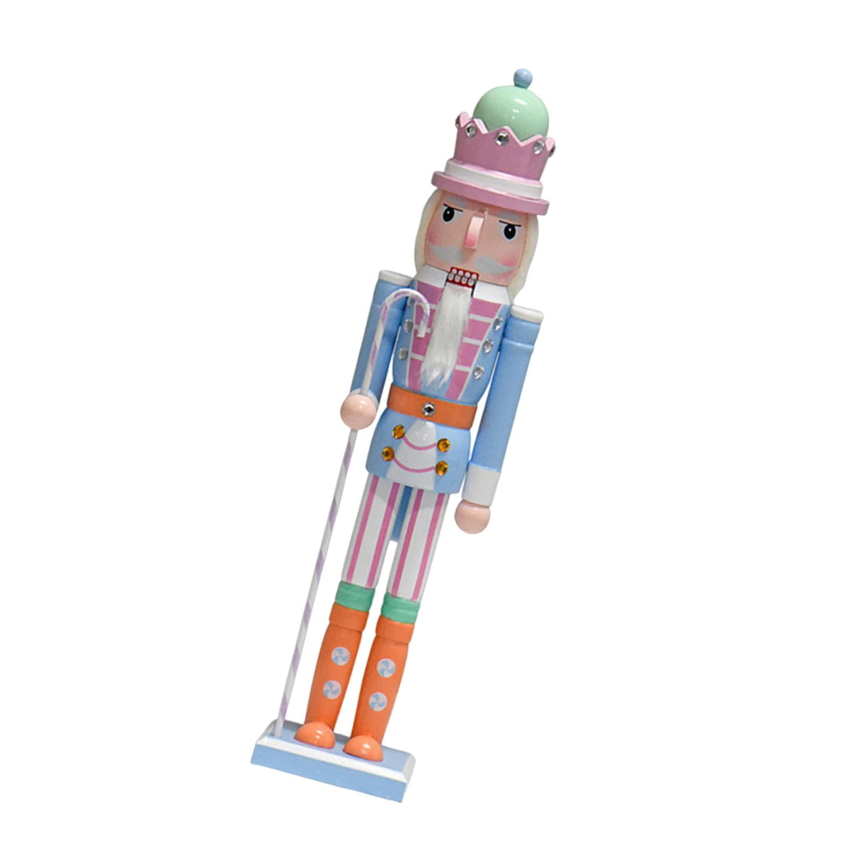 balikha Nutcracker Figurine, Wooden Decorative Object, Table Ornament, Christmas Figurine, Gift for Collectors, Living Room, Office, Bedroom, Christmas Atmosp Style A