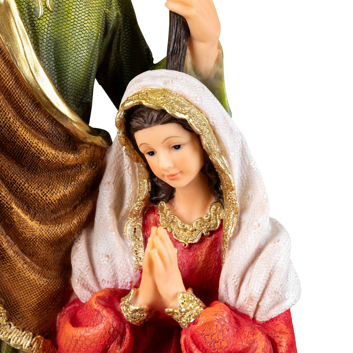 Northlight Joseph, Mary and Baby Jesus Holy Family Nativity Scene Christmas Decoration - 9"