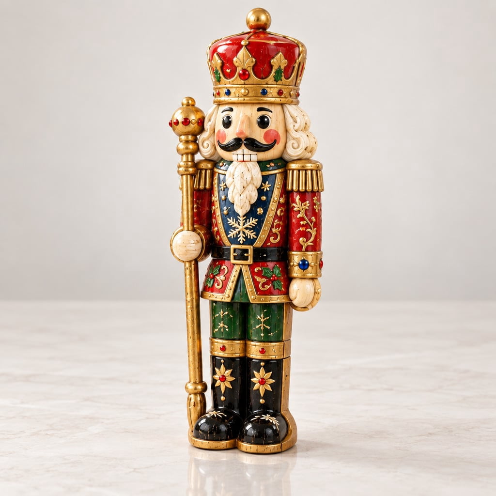 Christmas Nutcracker Wooden Figurine