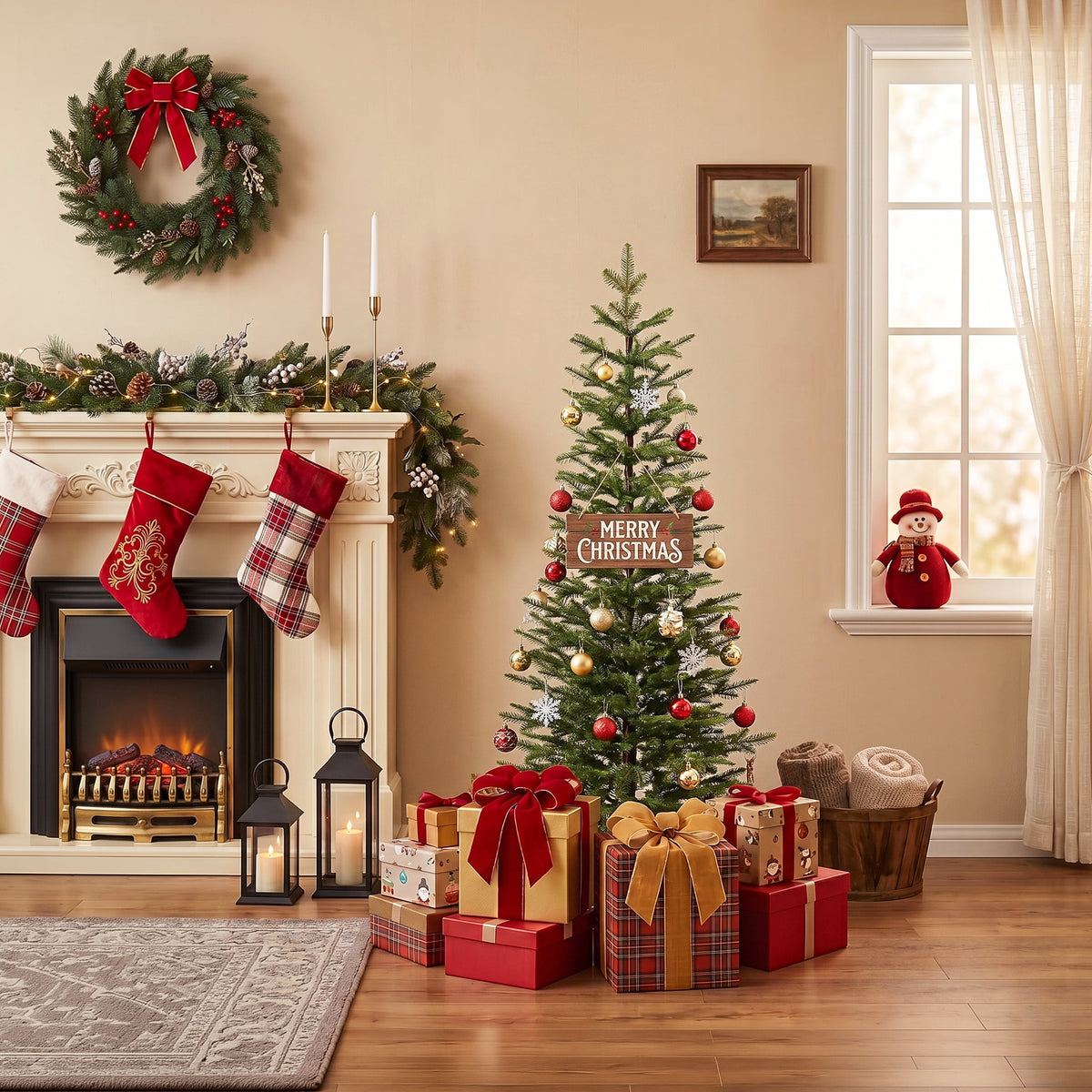 DR.Planzen 5ft Pencil Christmas Tree, 1104 Tips PE Realistic Unlit Artificial Slim Christmas Tree with Metal Stand - Holiday Indoor Decoration for Apartment Entryway Corner Office
