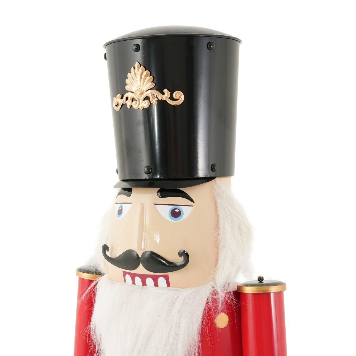 Christopher Knight Home 64" Iron King Nutcracker Soldier with Scepter, Ornament Christmas Decoration