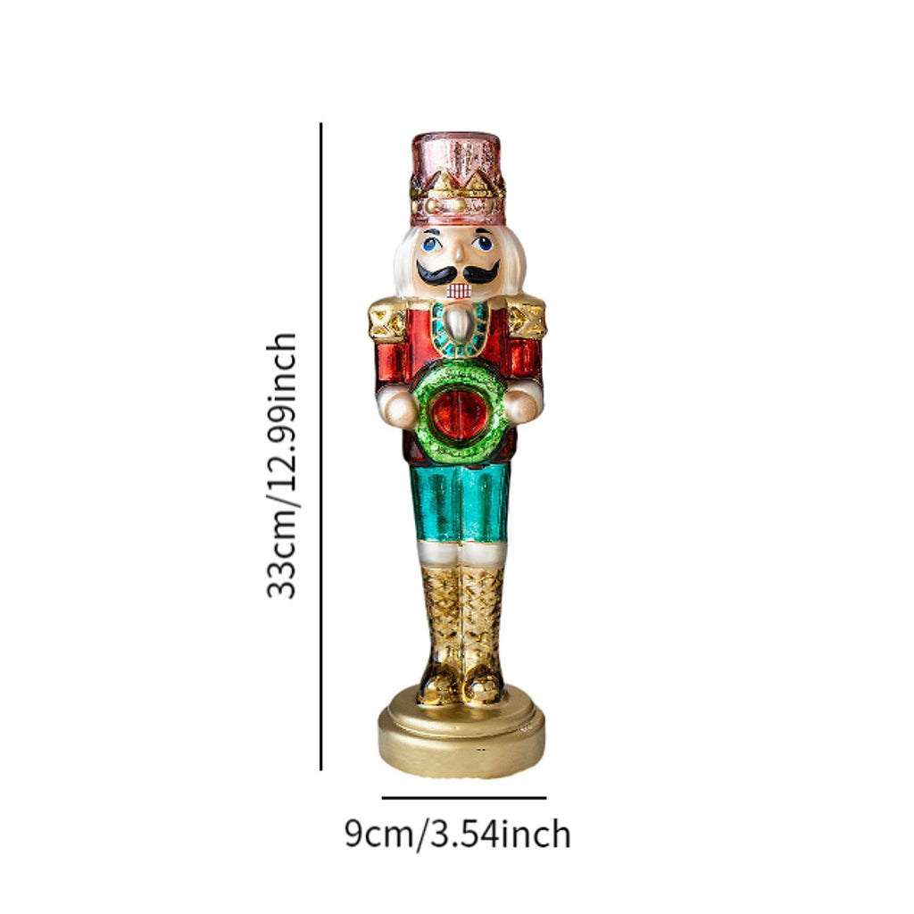 FVDPWYE Christmas Nutcracker Figurine Nutcracker Figures Desk Shelf Collectible Creative Large
