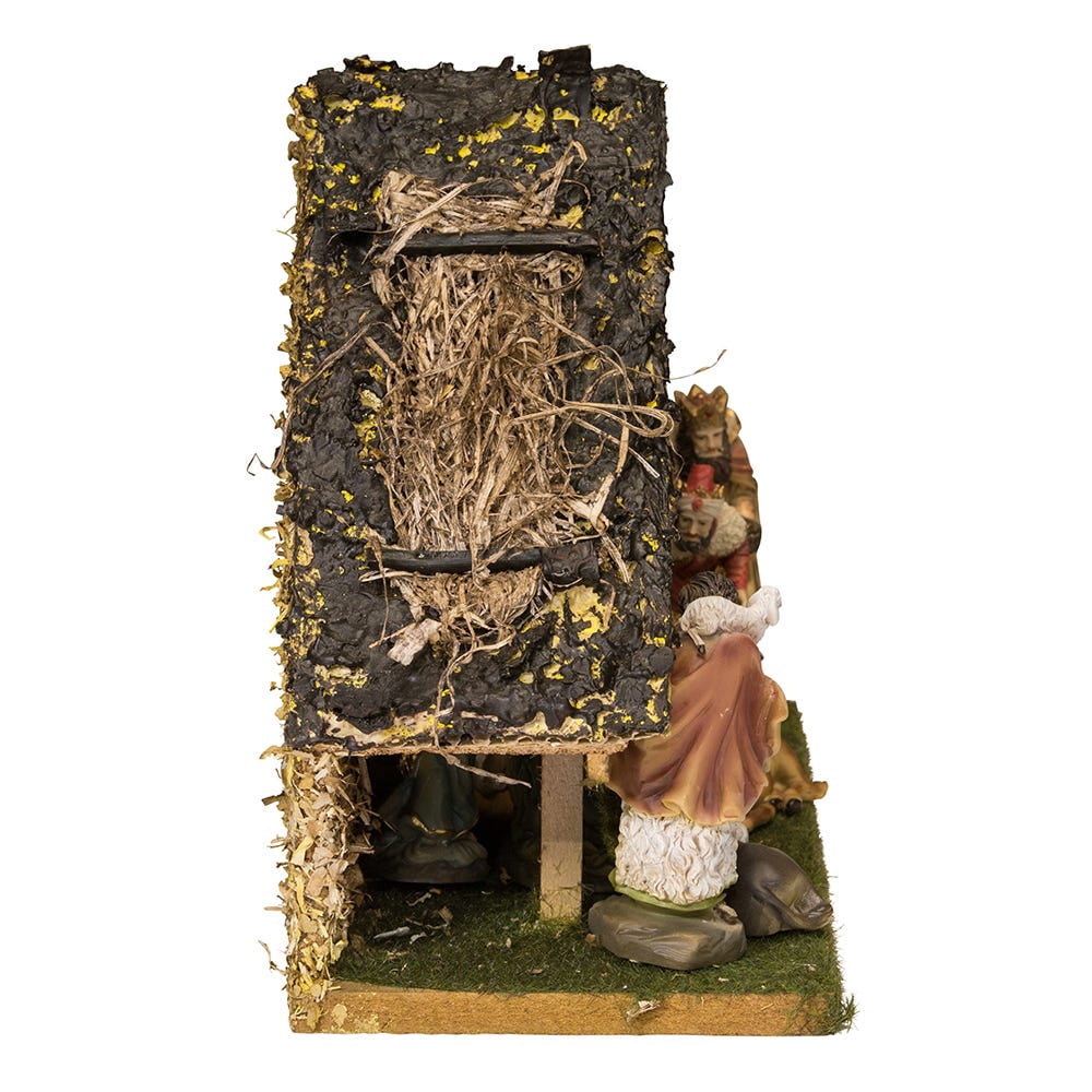 Kurt S. Adler Nativity Scenes Lights Up Multicolor, 15.00 x 5.90 x 9.50 Inches