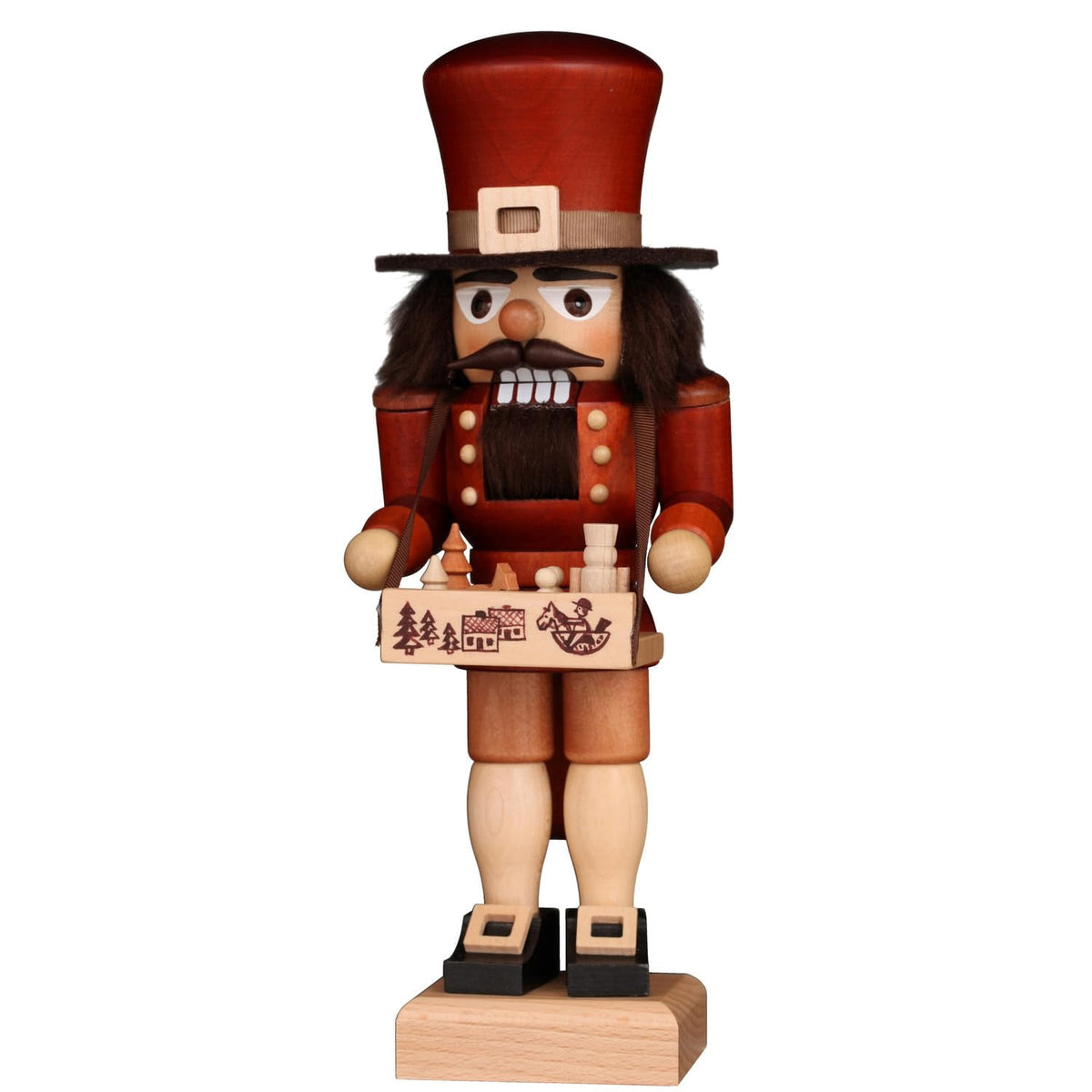 Alexander Taron 10.75” Christian Ulbricht Natural Toy Trader Christmas Nutcracker