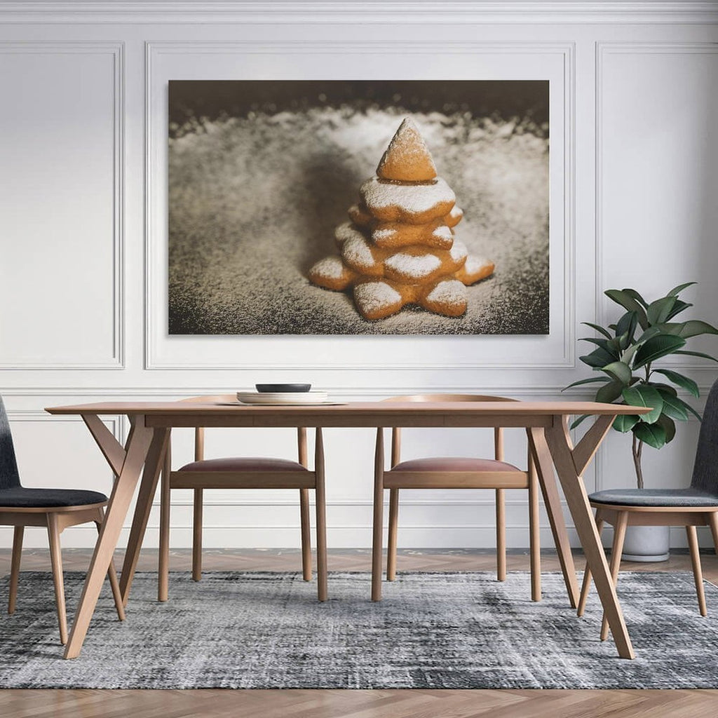 Christmas Cookies Wall Art Picture Painting Poster Canvas Print Posters Artworks Bedroom Living Room Decor 24x36inch(60x90cm)