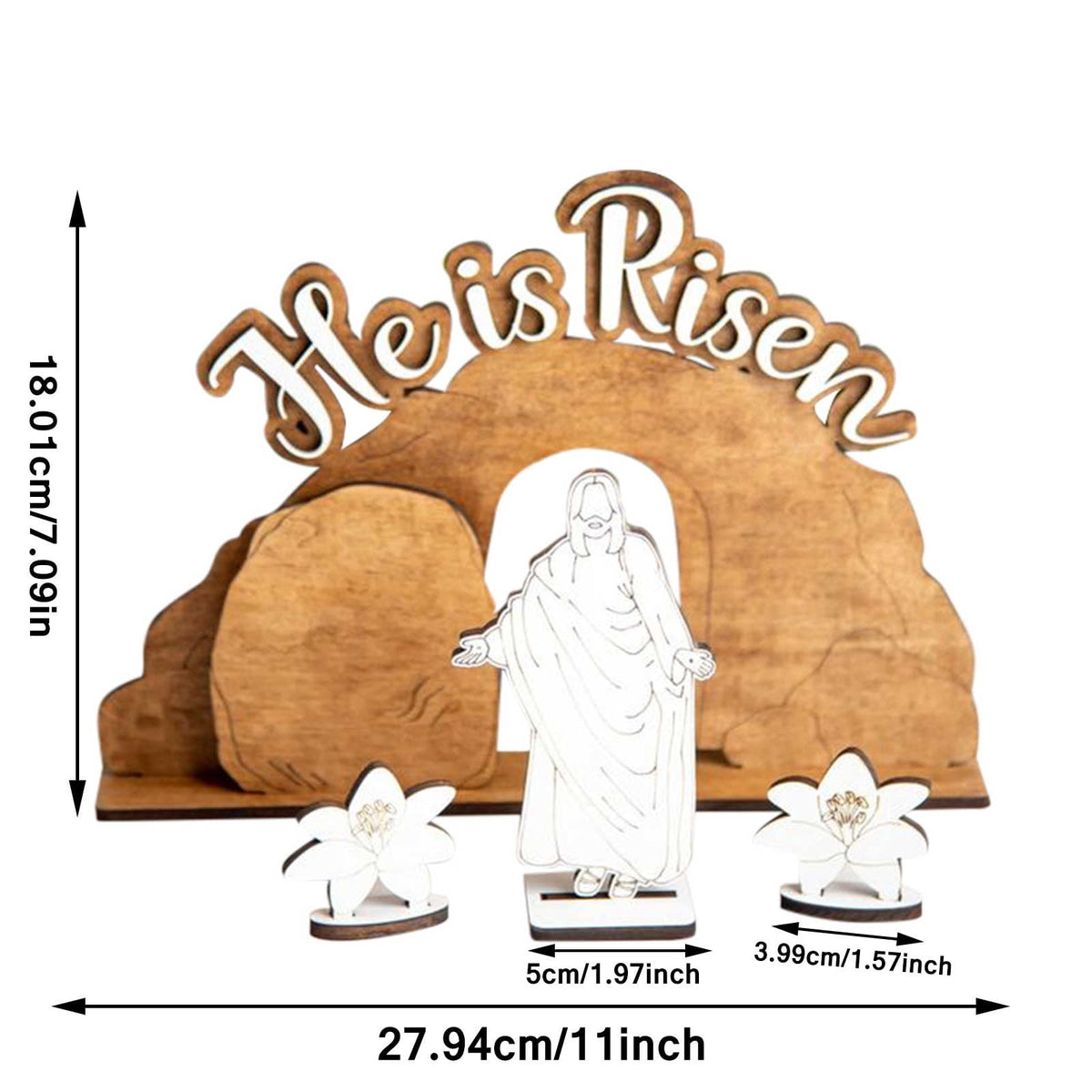 easter gifts for adults Resurrection Scene Easter Resurrection Scene Wooden Decoration Easter Decoration Home Ornament
