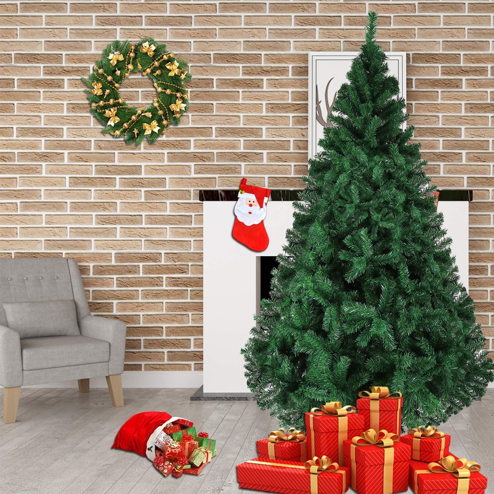Ktaxon 5.5ft Artificial Full Christmas Tree with 850 Tips, Holiday Xmas Tree for Home Party Decoration, Includes Stand
